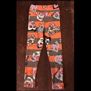 LuLaRoe child Halloween leggings sz S/M